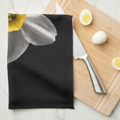 Flowers | White Daffodil Flower Theedoek (Quarter Fold)