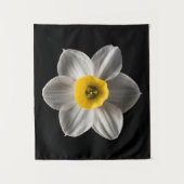 Flowers | White Daffodil Flower Wandkleed (Voorkant)