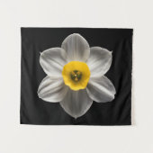 Flowers | White Daffodil Flower Wandkleed (Voorkant (horizontaal))