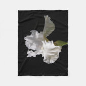 Flowers | White Iris Fleece Deken (Voorkant)