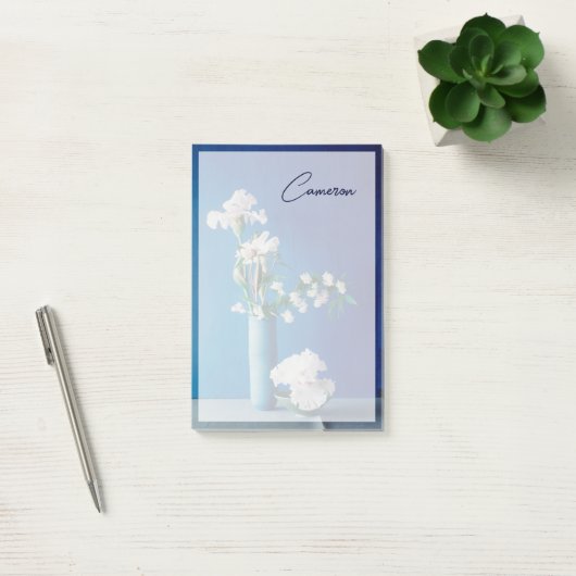 Flowers | White Iris in Vase Post-it® Notes (Kantoor)