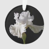 Flowers | White Iris Ornament (voorkant)
