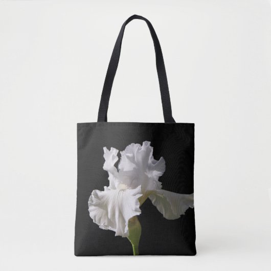 Flowers | White Iris Tote Bag (Voorkant)