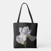 Flowers | White Iris Tote Bag (Achterkant)