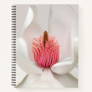 Flowers   White Magnolia Notitieboek