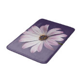 Flowers | White & Purple Daisy Badmat (Gekanteld)