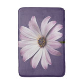 Flowers | White & Purple Daisy Badmat (Voorkant Verticaal)