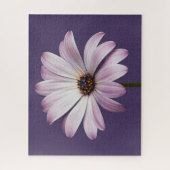 Flowers White & Purple Daisy Legpuzzel (Verticaal)