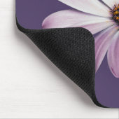 Flowers White & Purple Daisy Muismat (Hoek)