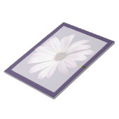 Flowers White & Purple Daisy Notitieblok (Schuin)