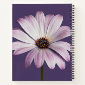 Flowers White & Purple Daisy Notitieboek (Achterkant)