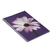 Flowers White & Purple Daisy Notitieboek (Rechterzijde)