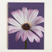 Flowers White & Purple Daisy Planner (Voorkant)