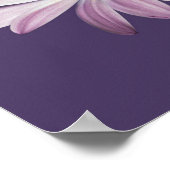 Flowers White & Purple Daisy Poster (Hoek)