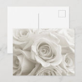 Flowers | White Roses Briefkaart (Voorkant / Achterkant)
