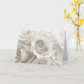 Flowers | White Roses Kaart (Gele Bloem)