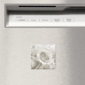 Flowers | White Roses Magneet (Insitu (Vaatwasser))