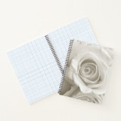 Flowers | White Roses Notitieboek (Binnen)