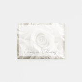 Flowers | White Roses Post-it® Notes (Voorkant)