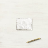 Flowers | White Roses Post-it® Notes (Op bureau)
