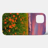 Flowers Wildflower Field Snowcapped Mountains Case-Mate iPhone Case (Achterkant (horizontaal))