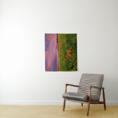 Flowers Wildflower Field Snowcapped Mountains Wandkleed (In situ)