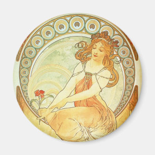 Flowers Woman Magneet