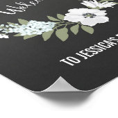 Flowers Wreater Welcome Poster Print (Hoek)