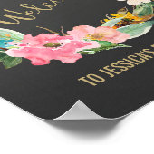Flowers Wreater Welcome Poster Print (Hoek)