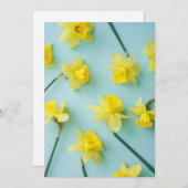 Flowers | Yellow Daffodils Bedankkaart (Voorkant / Achterkant)