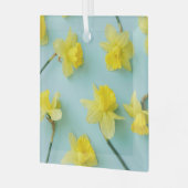 Flowers | Yellow Daffodils Glas Ornament (Voorkant links)