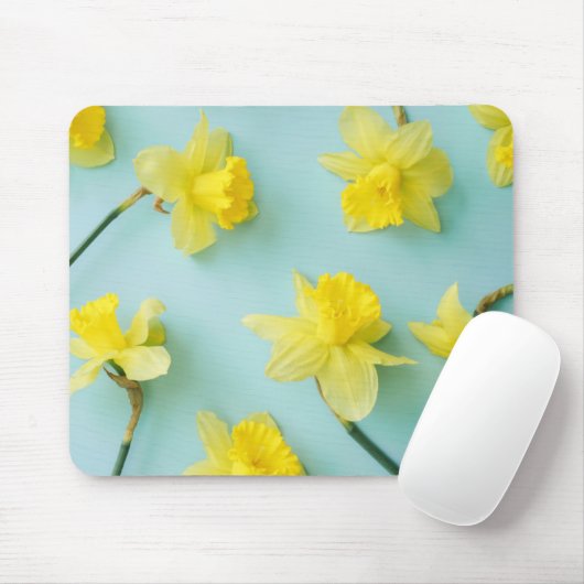 Flowers | Yellow Daffodils Muismat (Met muis)