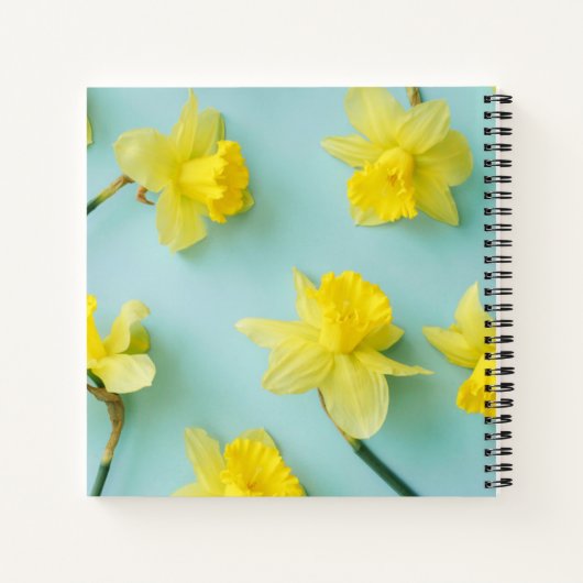 Flowers | Yellow Daffodils Notitieboek (Achterkant)