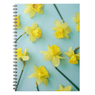 Flowers Yellow Daffodils Notitieboek