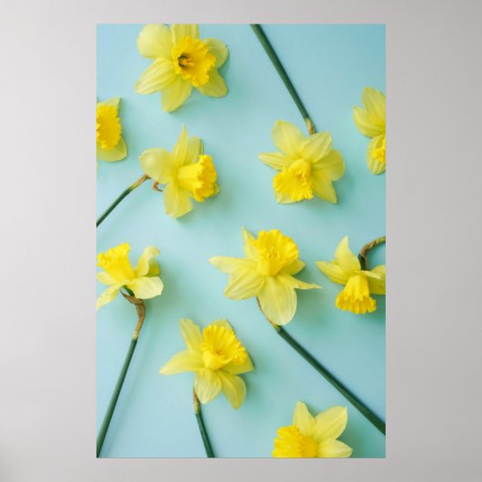 Flowers | Yellow Daffodils Poster (Voorkant)