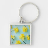 Flowers | Yellow Daffodils Sleutelhanger (Voorkant)