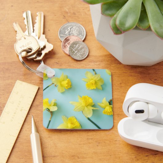 Flowers | Yellow Daffodils Sleutelhanger (Bureau)