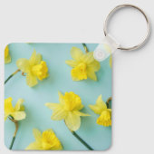 Flowers | Yellow Daffodils Sleutelhanger (Achterkant)
