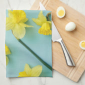 Flowers | Yellow Daffodils Theedoek (Quarter Fold)