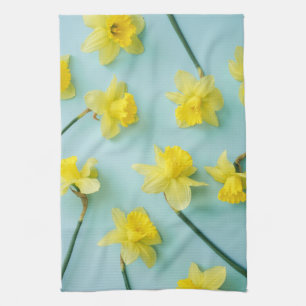 Flowers   Yellow Daffodils Theedoek