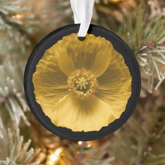 Flowers | Yellow Poppy Ornament (Boom)