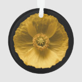 Flowers | Yellow Poppy Ornament (achterkant)