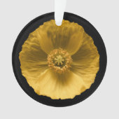 Flowers | Yellow Poppy Ornament (voorkant)
