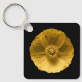 Flowers | Yellow Poppy Sleutelhanger (Voorkant)