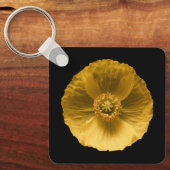 Flowers | Yellow Poppy Sleutelhanger (Voorkant)