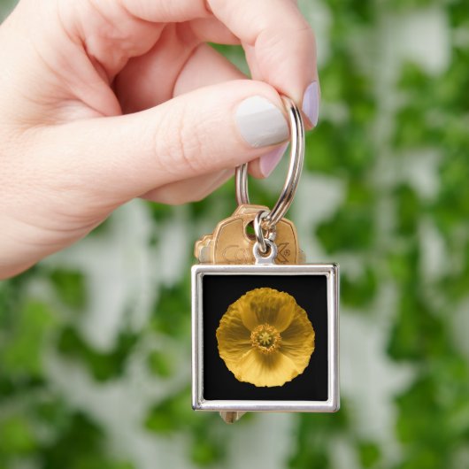 Flowers | Yellow Poppy Sleutelhanger (Hand)