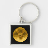 Flowers | Yellow Poppy Sleutelhanger (Voorkant)