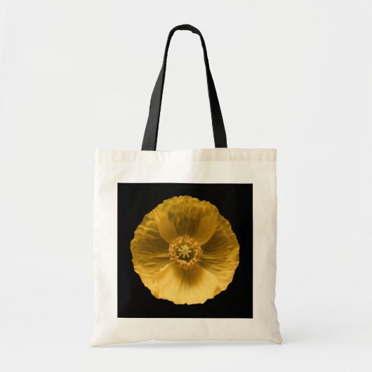Flowers | Yellow Poppy Tote Bag (Voorkant)