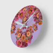 Flowers Zinnia Bouquet Maureen Girard Colorful Ronde Klok (Hoek)