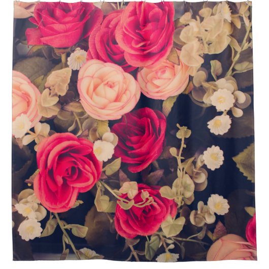  Flowersflower, , floral, moeder, da Douchegordijn (Voorkant)